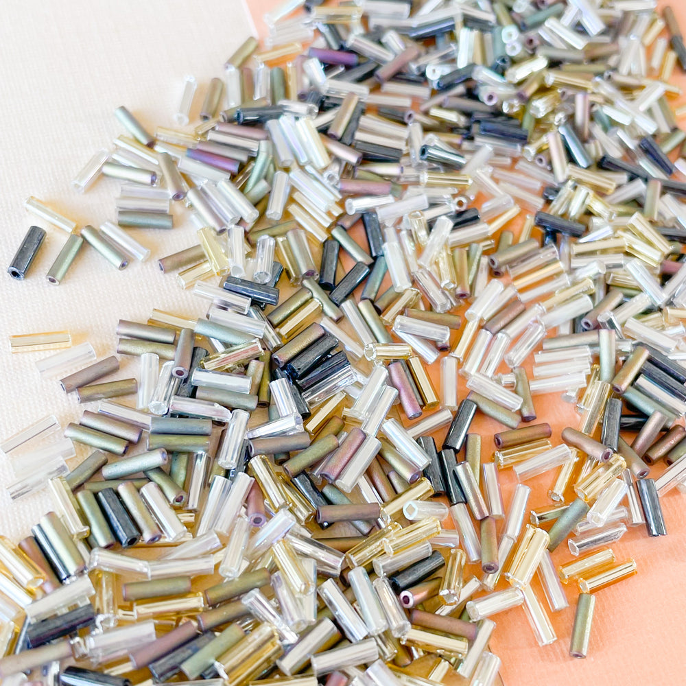2mm Chrome Bugle Seed Bead Pack – Beads, Inc.